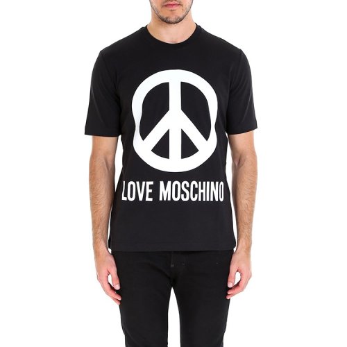 moschino 19年春夏 服装 圆领 男性 logo 字母 男士短袖t恤 m47322sm