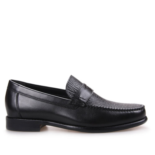 neiliansheng/内联升男式摔纹海豹皮皮鞋3377b