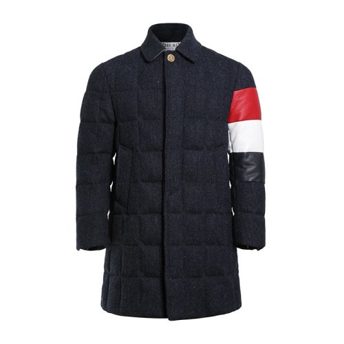 布朗 18秋冬 翻领长款 男士羽绒服