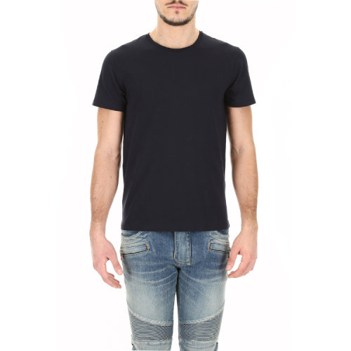 【18春夏】 jilsander/jilsander 男士短袖t恤 棉 时尚 圆领 蓝色