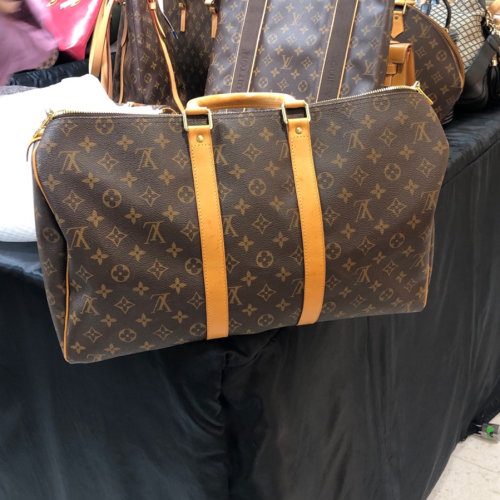 lv老花旅行包45*27*20 中古不退不换