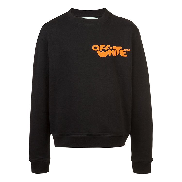 off-white/off-white 19年春夏 套头 男性 胸标 运动风 男卫衣 omba