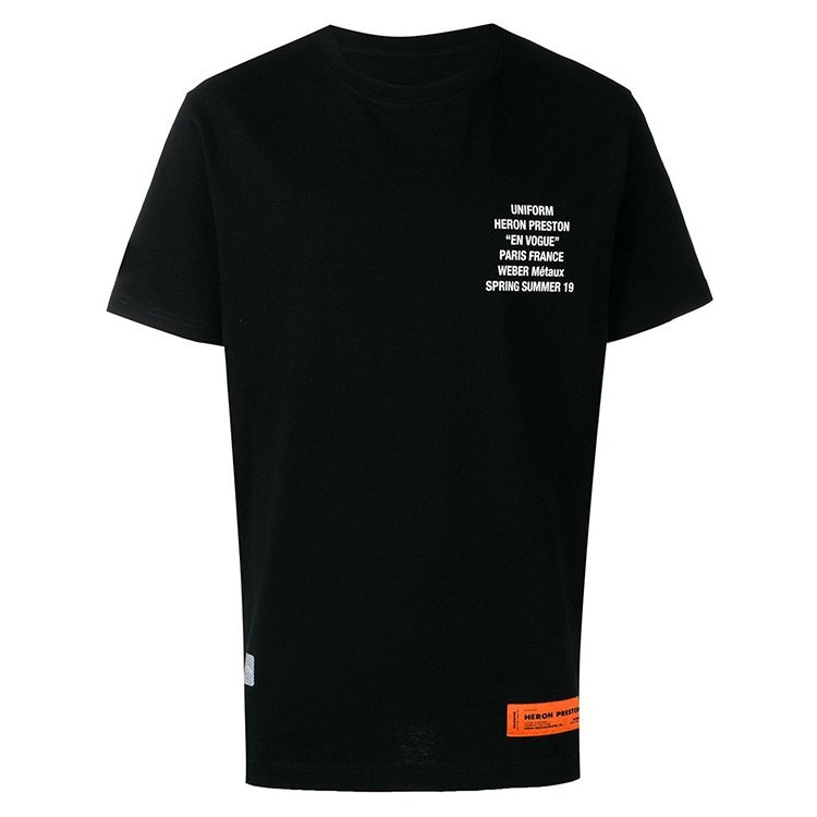 heron preston/heron preston 19年春夏 logo 男性 印花 男士短袖t恤