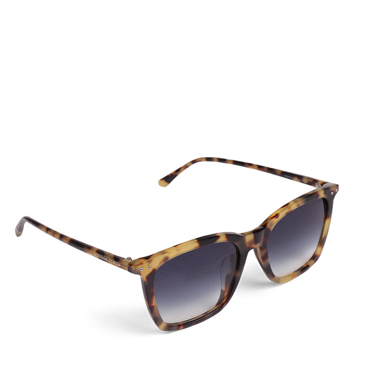 葆蝶家/bottega veneta 19年春夏 墨镜 男性 方框 时尚 蓝色 太阳镜