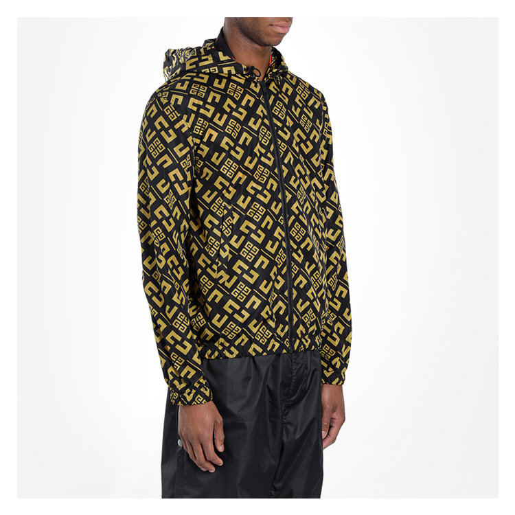 givenchy/纪梵希 19年春夏 休闲 男性 花纹 复古 男士夹克 bm00a411tg