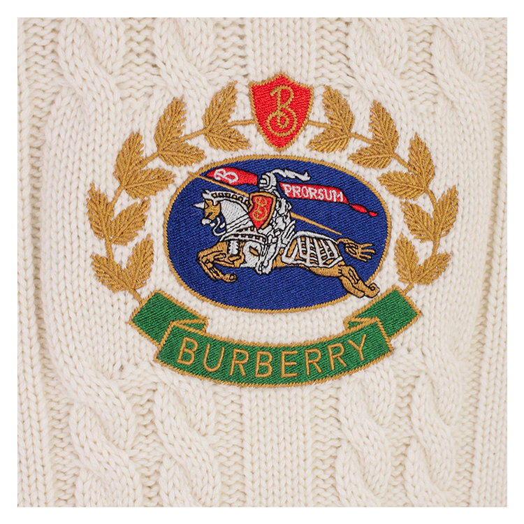 burberry/博柏利 19年春夏 logo 男性 刺绣 男士针织衫/毛衣 8005171