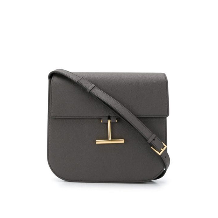 tom ford/汤姆福特 21年春夏 t字扣 mini号 马鞍包 女性 浅蓝色 单肩