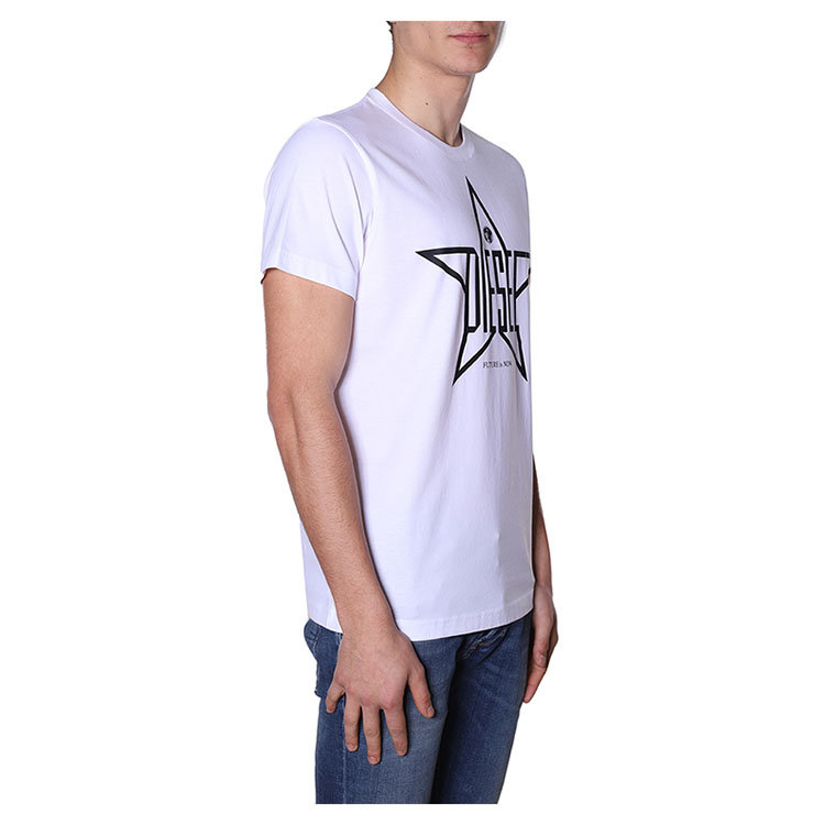 diesel/迪赛 19年春夏 圆领 男性 星星印花 休闲 男士短袖t恤 tdiego