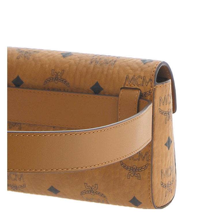 mcm/mcm 19年春夏 小号 单肩包 女性 小方包 花纹 棕色 斜挎包 mwz9s