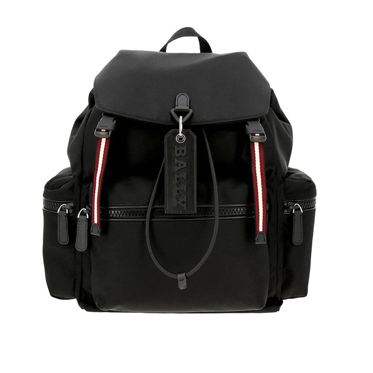 bally/巴利 19年秋冬 书包 男性 大容量 休闲 黑色 双肩包 crew.t 70