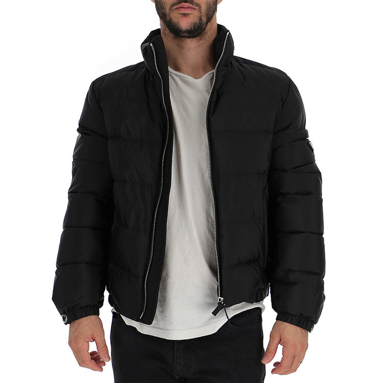 prada/普拉达 19年秋冬 服装 棉服 男性 面包服 横条 男士夹克 sgb112