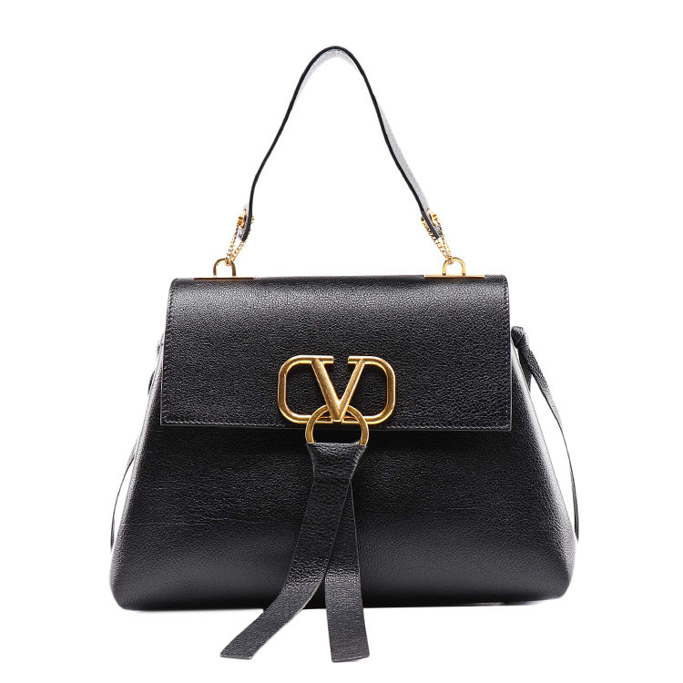 valentino/华伦天奴 19年秋冬 v ring托特包 女性 手提包 字母v 红色