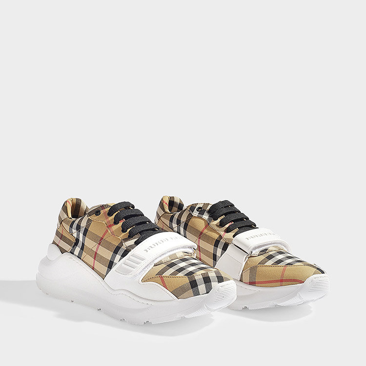 burberry/博柏利 19年秋冬 跑步鞋 女性 老爹鞋 格纹 格纹 女士休闲