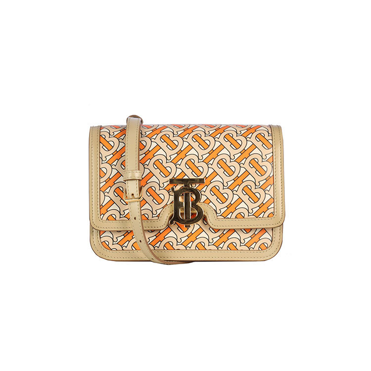 burberry/博柏利 19年秋冬 monogram 女性 logo 复古 混色 单肩包