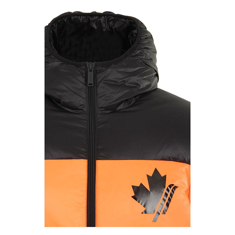 dsquared2/d二次方 19年秋冬 经典 男性 撞色 枫叶 男士羽绒服 am09