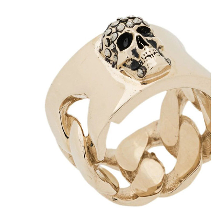 alexander mcqueen/亚历山大麦昆 20年秋冬 配饰 女性 骷髅头 个性