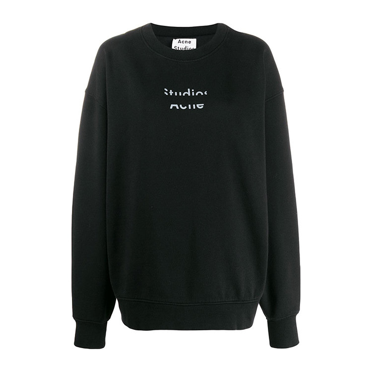 acne studios/acne studios 19年秋冬 卫衣女 女性 黑色 女卫衣 ai