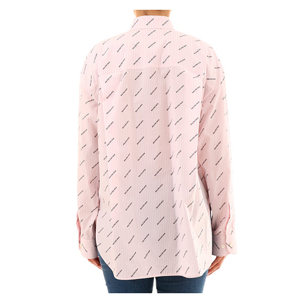 balenciaga/巴黎世家 19年秋冬 时尚 女性 粉色 女士长袖衬衫 527818