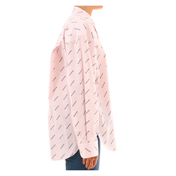 balenciaga/巴黎世家 19年秋冬 时尚 女性 粉色 女士长袖衬衫 527818