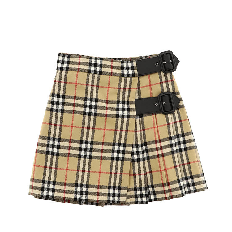 burberry/博柏利 19年秋冬 百搭 女童 格纹 女童半身裙 8017823