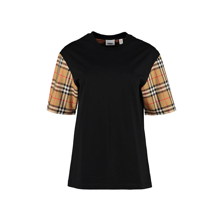 burberry/博柏利 21年春夏 女士t恤 女性 黑色 女士短袖t恤 80148951