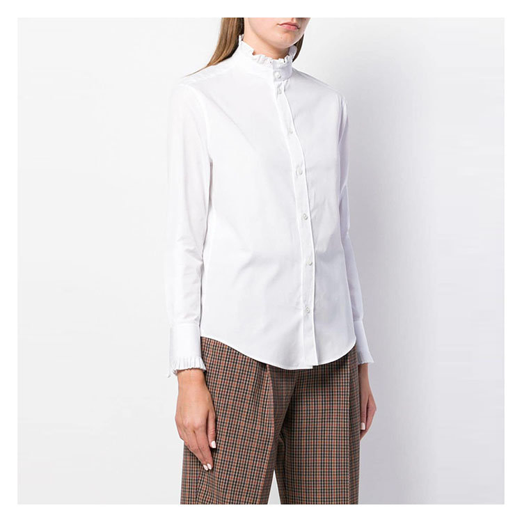 赛琳/celine 19年秋冬 白衬衫 女性 白色 女士长袖衬衫 2c202 091f