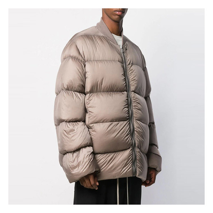 rick owens/瑞克·欧文斯 19年秋冬 百搭 男性 米灰色 男士羽绒服 ru