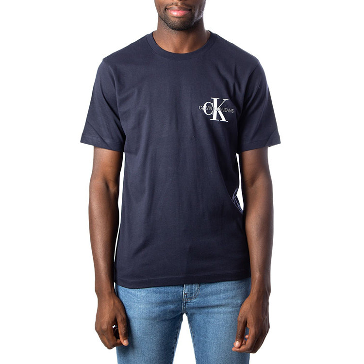 klein jeans/calvin klein jeans 19年秋冬 ck 男性 蓝色 男士短袖t恤