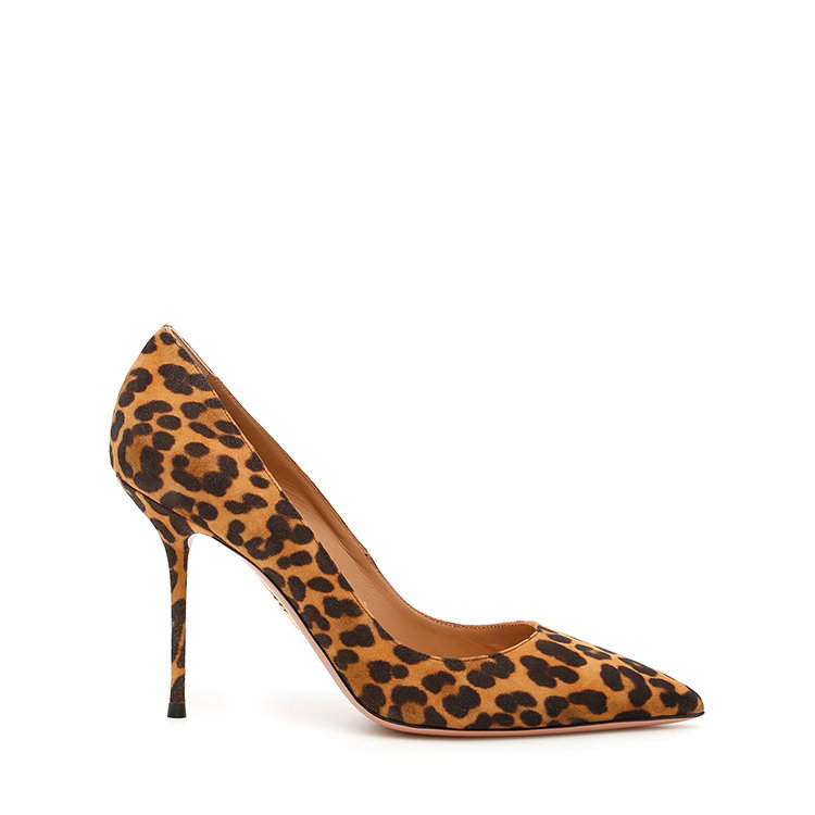 aquazzura/aquazzura 19年秋冬 百搭 女性 豹纹色 高跟鞋 purhigp0