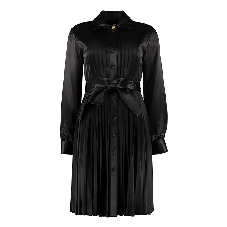 burberry/博柏利 19年秋冬 百搭 女性 黑色 女士连衣裙 80187501