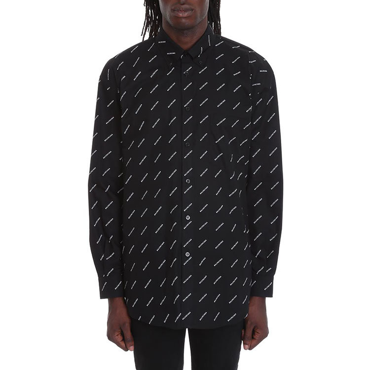 balenciaga/巴黎世家 19年秋冬 男士衬衫 男性 男士长袖衬衫 534333t