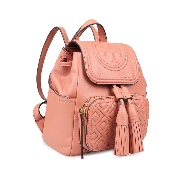 tory burch/汤丽柏琦 19年秋冬 女包 女性 粉色 双肩包 55782flemingq