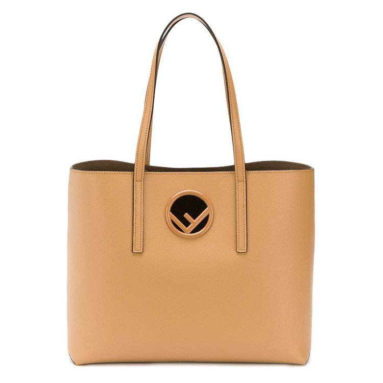 芬迪/fendi 19年春夏 水桶包 ff logo 女包 女性 单肩包 米色 手提包