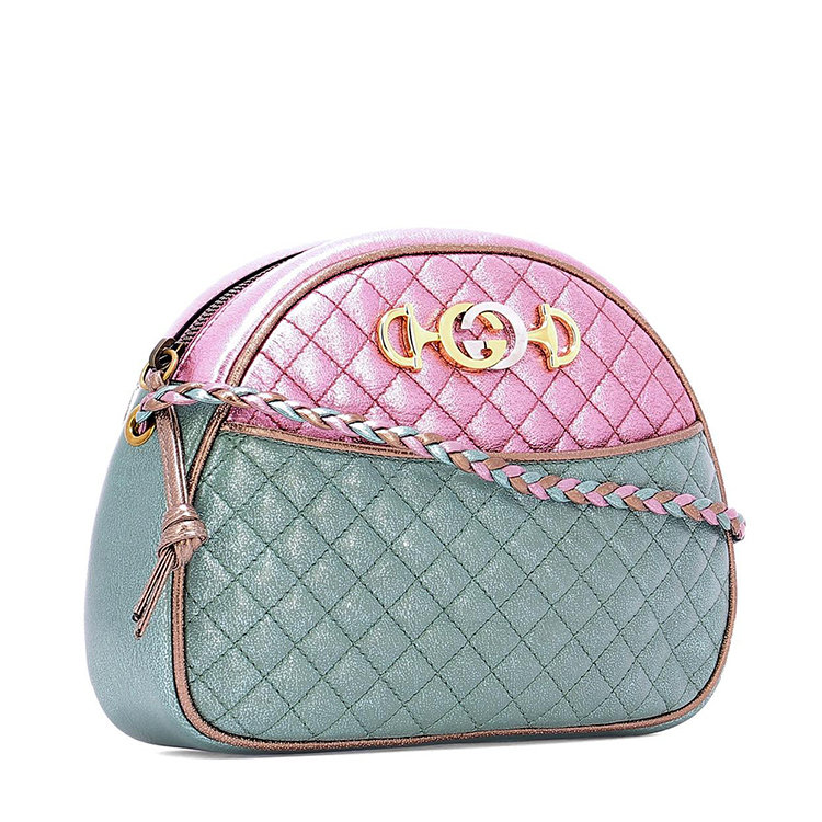 gucci/古驰 撞色 菱格 女包 女性 gucci 单肩包 5410520u14x5879