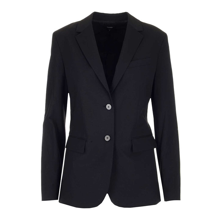 theory/theory 19年秋冬 百搭 女性 黑色 女士西服 i1201101 001