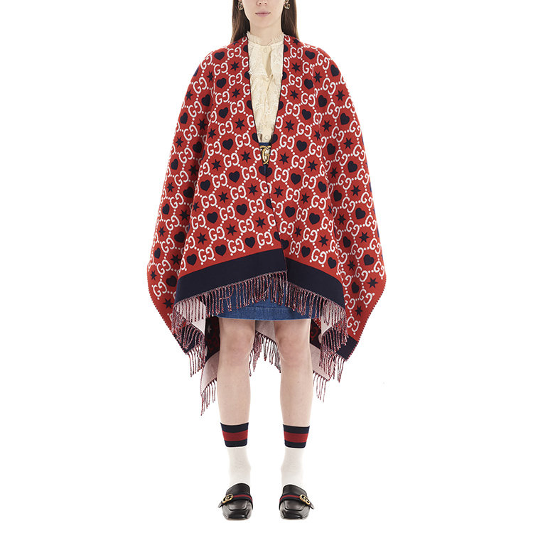 GUCCI/古驰 20年春夏 gucci帽子 女性 披肩 6011753G200 6468