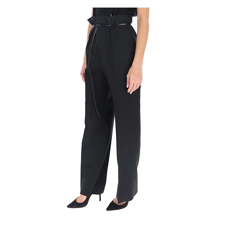 bottega veneta/葆蝶家 20年秋冬 服装 女性 黑色 女士休闲裤 611980