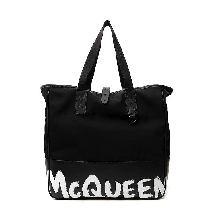 alexander mcqueen/亚历山大麦昆 20年春夏 男包 男性 黑/白 手提包