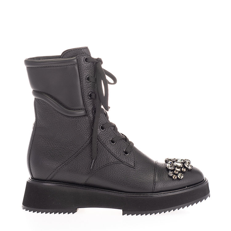 Jimmy Choo/周仰杰 20年春夏 百搭 女性 黑色 短靴 HADLEY FLAT YAS