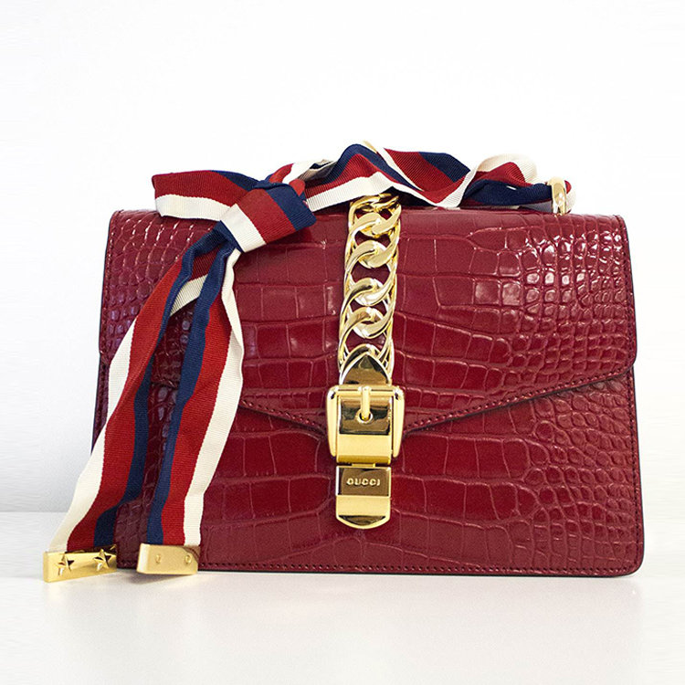 GUCCI/古驰 20年春夏 百搭 女性 红色 单肩包 524405#EV4GG#6465