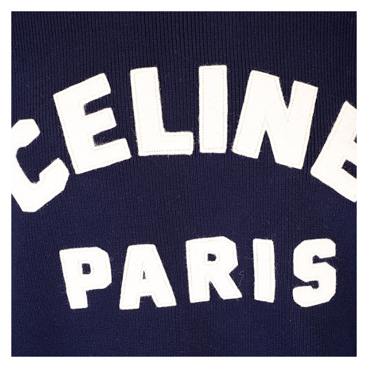 celine/赛琳 20年春夏 百搭服装 男性 logo 海军蓝 男士针织衫/毛衣 2