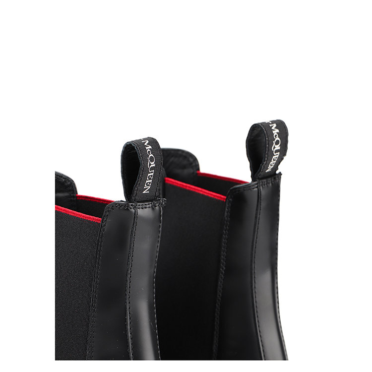 Alexander McQueen/亚历山大麦昆 20年秋冬 百搭 男性 黑色 男士短靴 625183WHX5G_1020