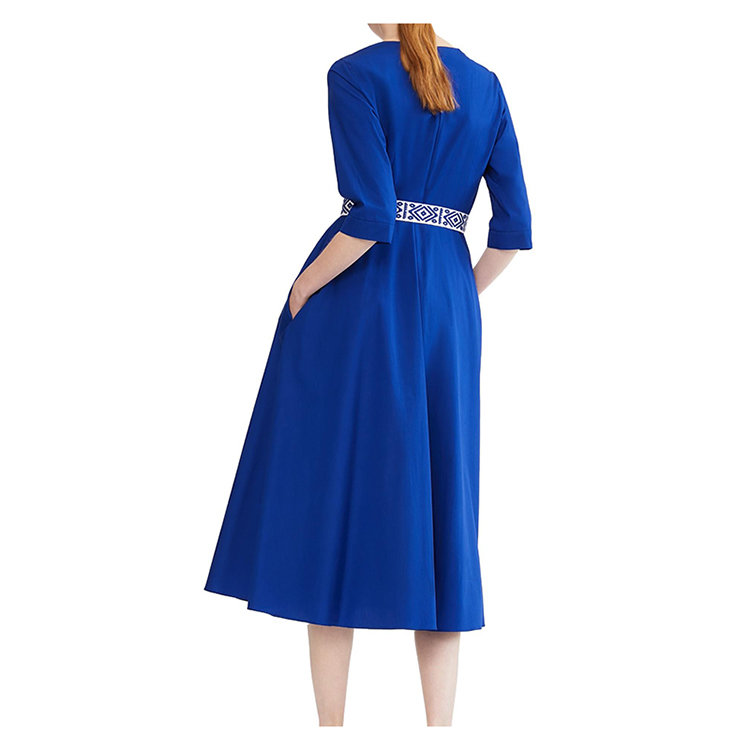 MaxMara/麦丝玛拉 20年春夏 百搭 女性 蓝色 女士连衣裙 6221060106