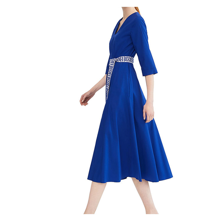 MaxMara/麦丝玛拉 20年春夏 百搭 女性 蓝色 女士连衣裙 6221060106
