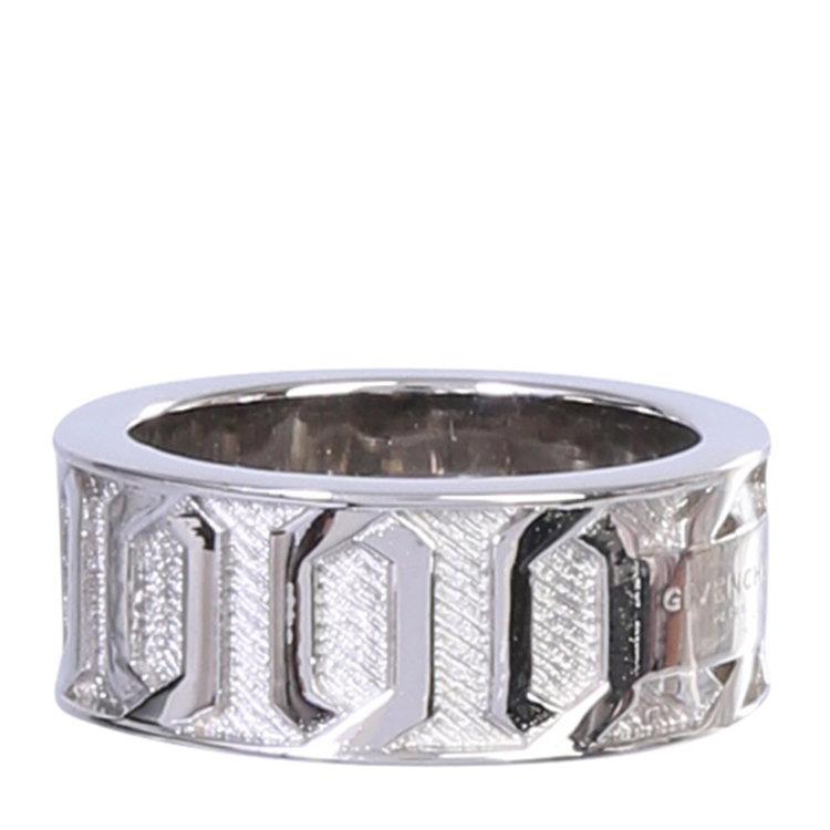 givenchy/纪梵希 20年秋冬 百搭 男性 logo 银色 戒指/指环 bn301nn