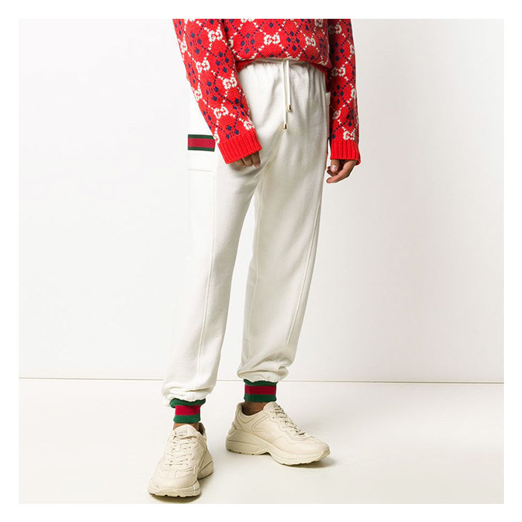 gucci/古驰 20年秋冬 百搭 男性 白色 男士运动裤 625404 xjcoe 9146