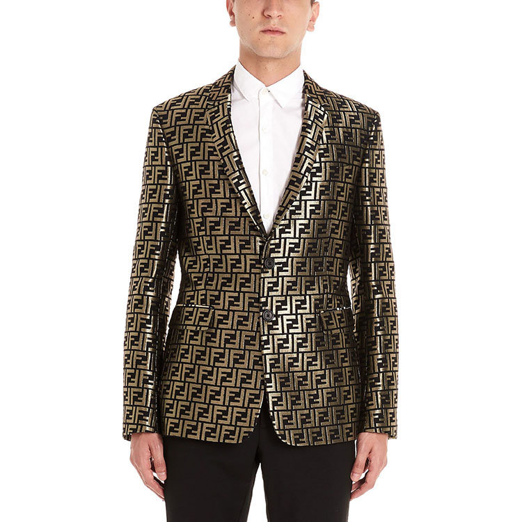 fendi/芬迪 19年秋冬 百搭 男性 花色 男士西服 fj0559 a8nw f0ql1