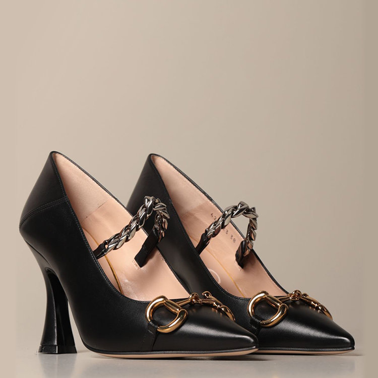 gucci/古驰 20年秋冬 百搭 女性 黑色 高跟鞋 626723 c9d00 1000