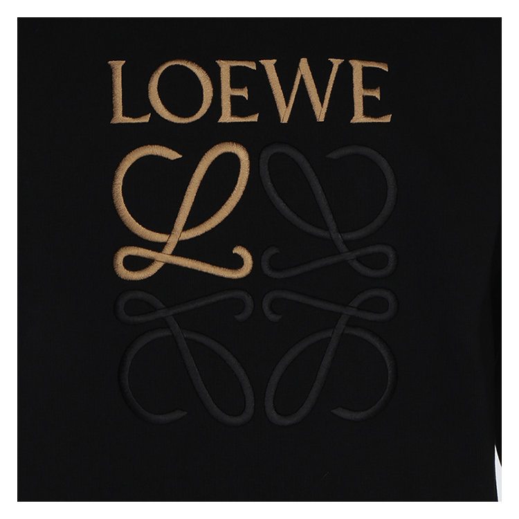 loewe/罗意威 20年秋冬 百搭 男性 logo 黑色 男卫衣 h526341xa1 1100