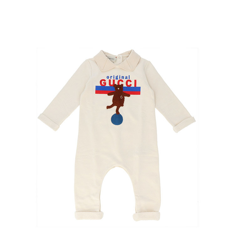 gucci/古驰 20年秋冬 百搭 男女童通用 白色 婴幼儿连体衣 630647xjc